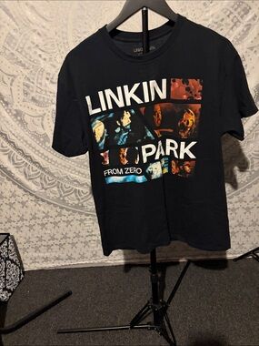 Linkin Park Men's Black Graphic Tee - From Zero Design